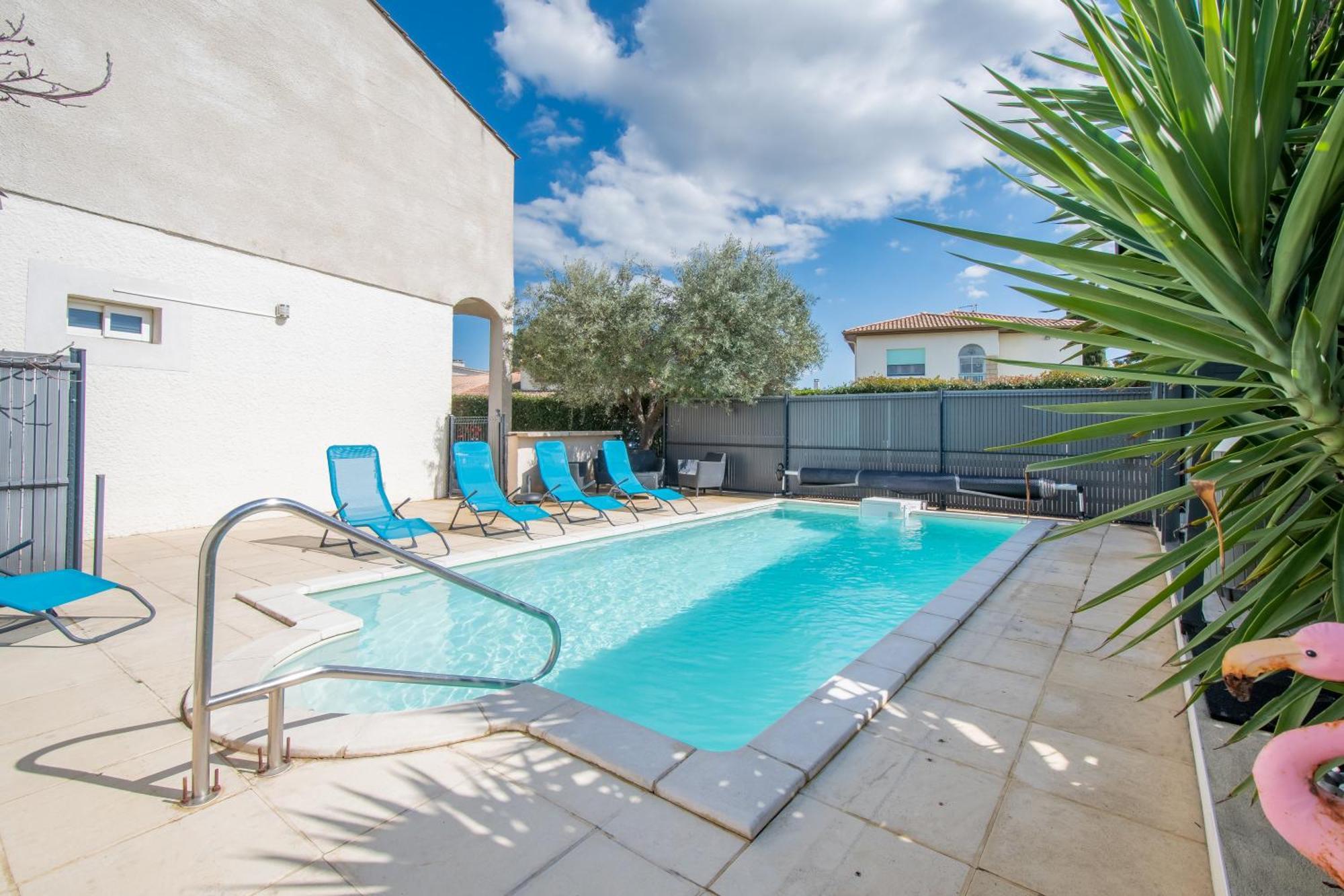 Guesthouse La Costiere - Logements Independants - Espace Piscine Jacuzzi Lunel  Exteriér fotografie