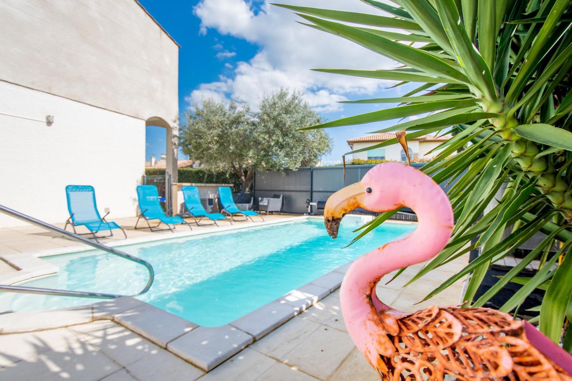Guesthouse La Costiere - Logements Independants - Espace Piscine Jacuzzi Lunel  Exteriér fotografie